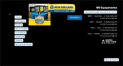 Desktop Screenshot of msequipamentos.com.br
